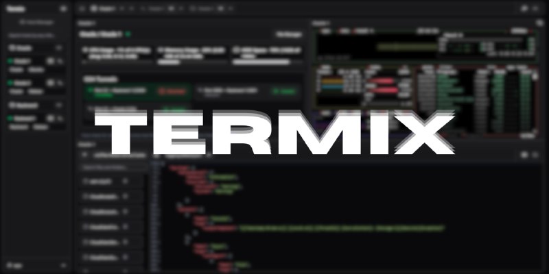 GitHub - Termix-SSH/Termix: Termix is a web-based server management platform with SSH terminal, tunneling, and file editing capabilities.