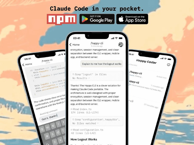 Happy - Claude Code Mobile Client