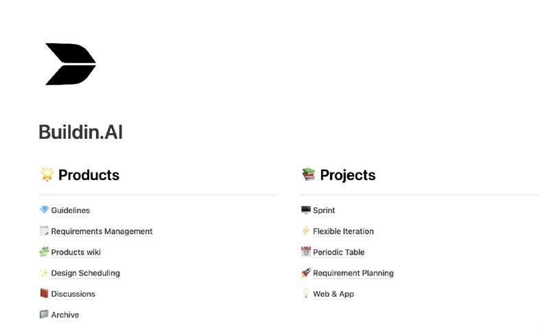 Your workspace for wiki, docs & projects | Buildin.AI