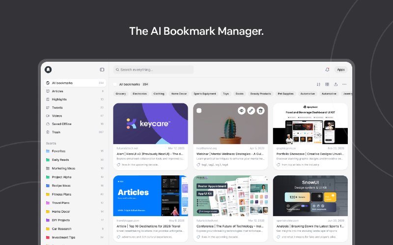 Marqly — AI Bookmark Manager | Organize Smarter, Find Faster