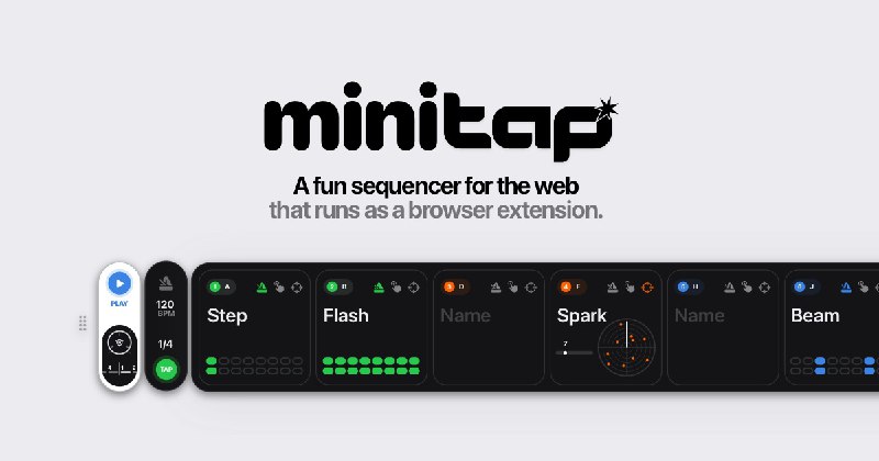 MiniTAP – Web Sequencer
