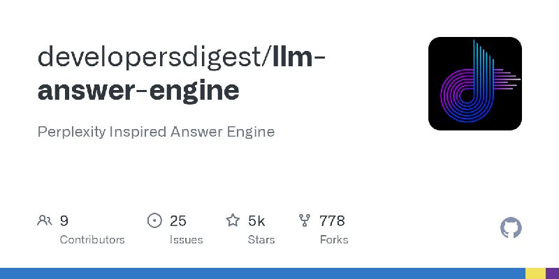 GitHub - developersdigest/llm-answer-engine: Perplexity Inspired Answer Engine
