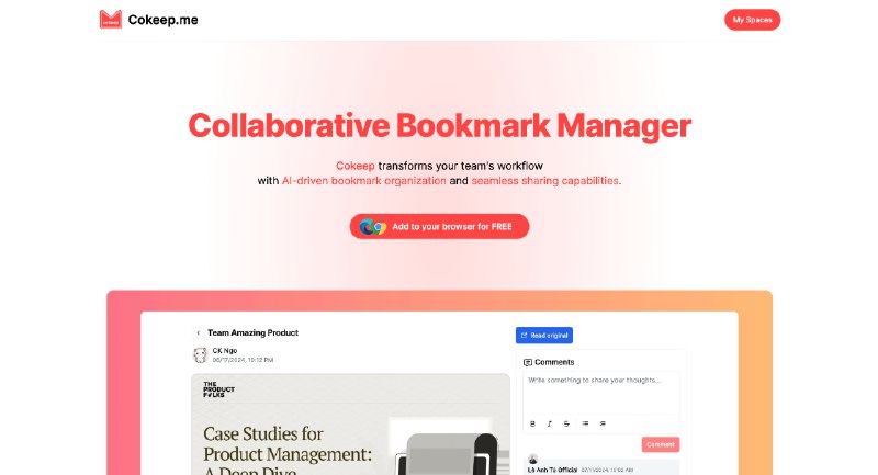 Cokeep - Smart Keeper, Learn Faster