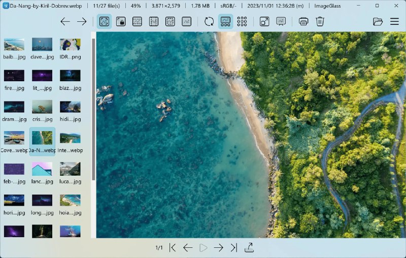 ImageGlass  干净的 Windows 图像查看器  #图片浏览器 #开源一款功能丰富的图像查看工具，专注于为 Windows 用户提供流畅的图像浏览体验