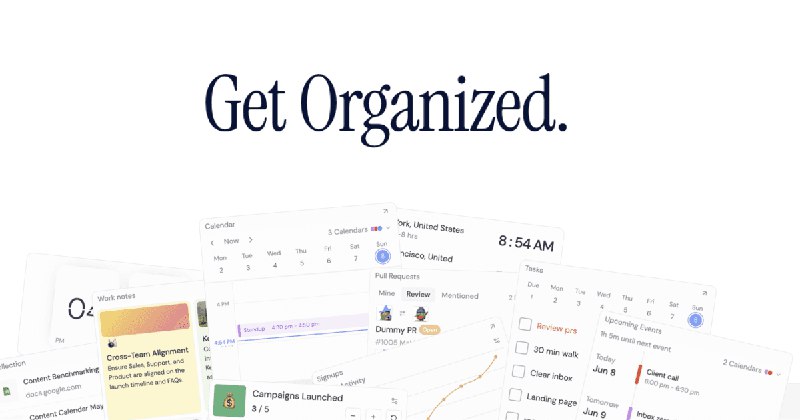 Making Today - Stay organized