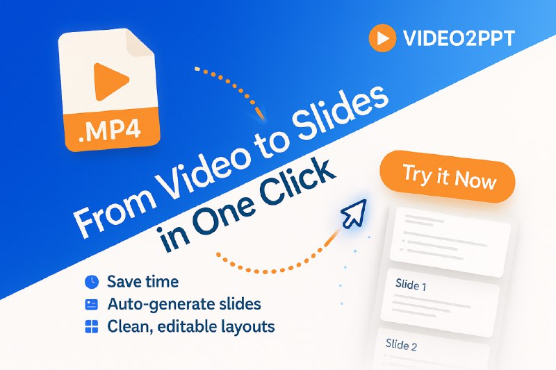 Free AI Video to Editable PowerPoint & Slides Converter | Video2PPT