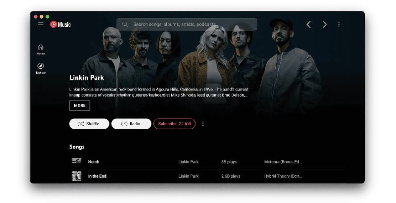 youtube-music ：纯净无广告的 YouTube Music 桌面应用 #YouTube #音乐 #开源一款基于 Electron 的 YouTube Music 桌面客户端，开箱即用无需登录