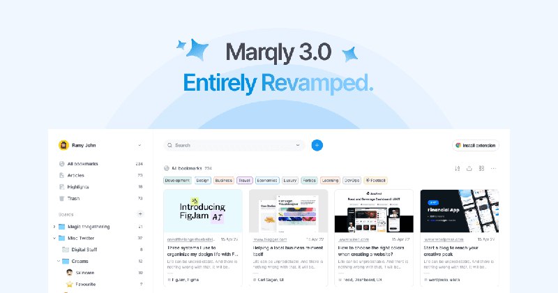 Bookmark Manager | Marqly