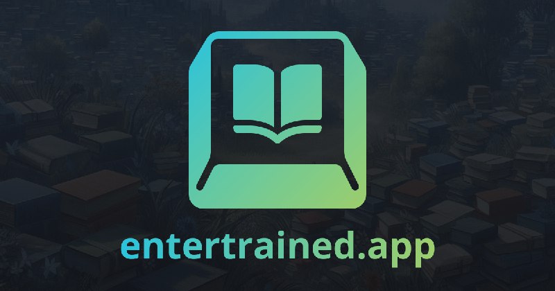 Entertrained - practice typing by retyping books