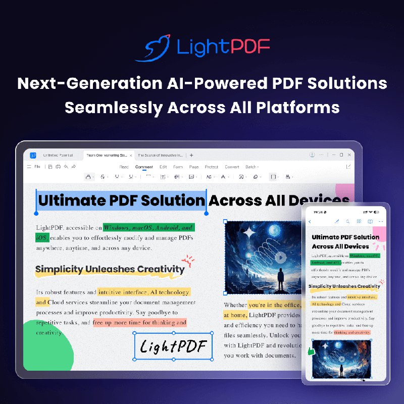 AI-Powered Free Online PDF Editor, Converter & Reader - LightPDF