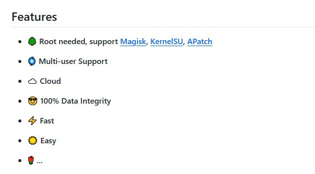DataBackup：针对 Android 7.0+ 的免费开源数据备份工具，专为追求极速与完整性的高级用户设计