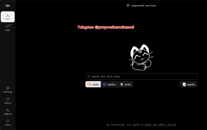 cobalt：极简开源无广告视频下载工具 支持18+站点下载 #视频下载 #开源一款免费在线极简开源无广告视频下载工，最高支持8K视频画质下载，支持哔哩哔哩、Instagram、reddit、TikTok、Tumblr、Twitter/X、YouTube等待18+站点视频音频下载，使用也非常简单，直接粘贴视频链接点击右边小箭头即可下载，可以选择自动、音频等等媒体格式下载