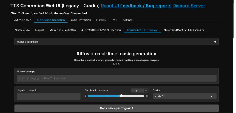 TTS WebUI：（github）集成多款主流语音合成与音频生成模型的开源Web界面，兼容Gradio与React，适合深度定制与高效开发