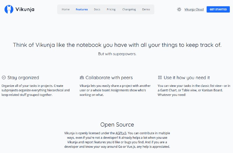 Vikunja：一款开源自托管的高效Todo应用，助你精细管理生活与项目