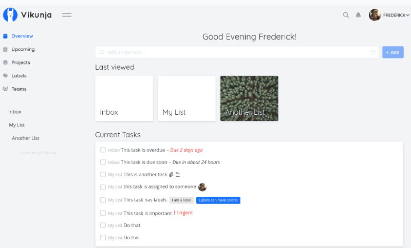 Vikunja：一款开源自托管的高效Todo应用，助你精细管理生活与项目