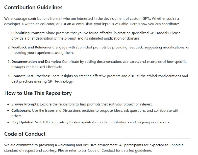 GPT-Prompt-Hub：专注于定制 GPT prompts 的开源社区仓库，汇聚多领域贡献者，共建高效、专业的提示词资源库
